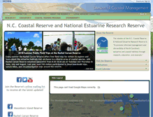 Tablet Screenshot of nccoastalreserve.net